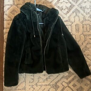 Rachel Zoe faux fur coat